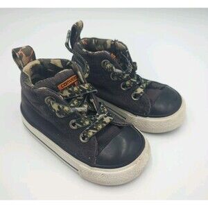 Converse Chuck Taylor All Star High Top Shoes Gray Sneakers Baby Toddler Size 3